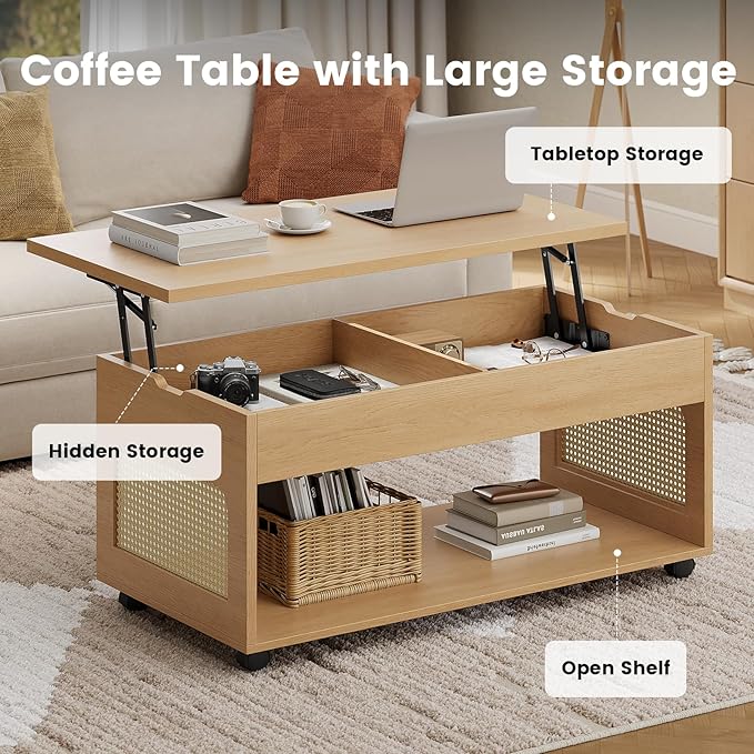 Sikaic Lift Top Coffee Table