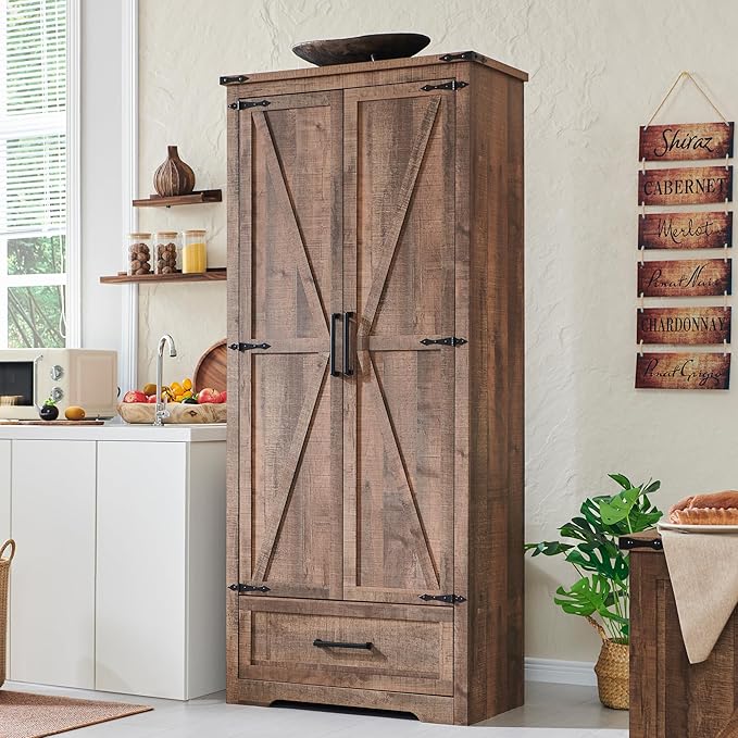 Farmhouse Kitchen Pantry Cabinet