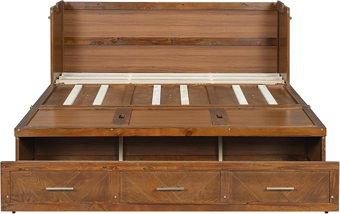 KEIKI Queen Murphy Bed Cabinet