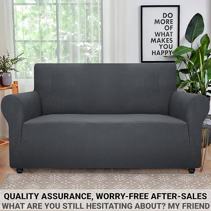 ZNSAYOTX Super Stretch Couch Cover Love Seat Sofa Covers