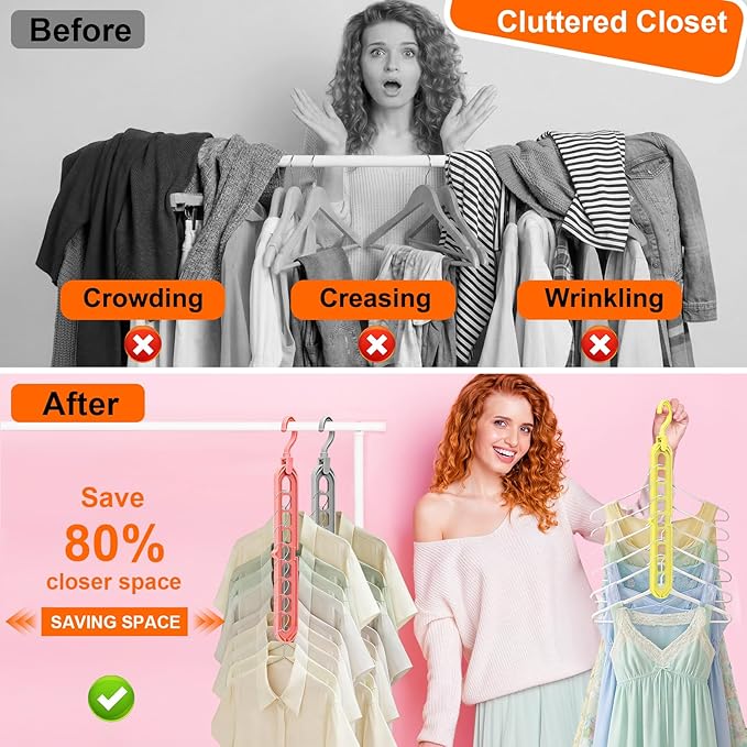 HEYHOUSE Closet Organizers and Storage, College Dorm Room Essentials