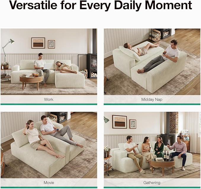 Novilla L-Shape Sectional Couches
