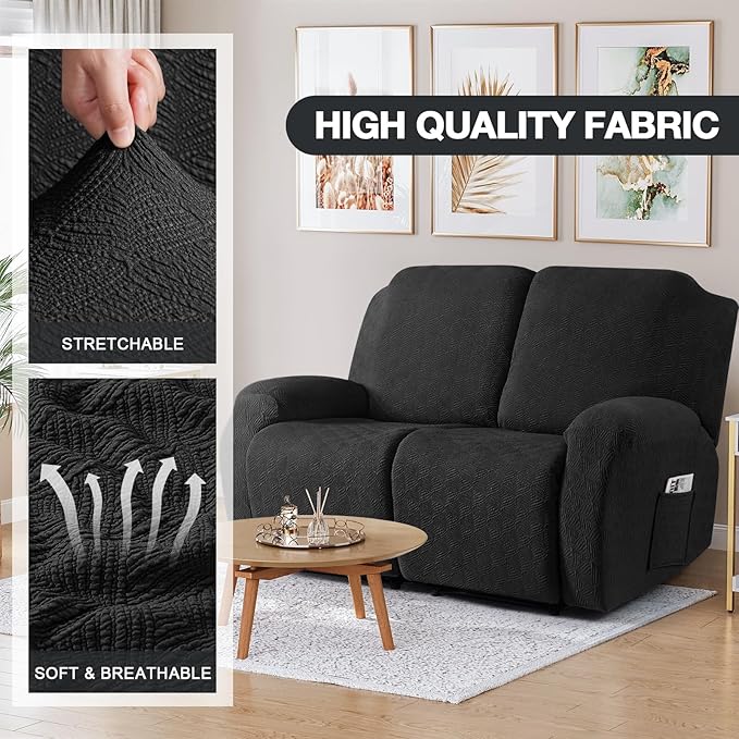 Timeles Extra Wide Recliner Loveseat Covers Oversized Reclining Couch Covers