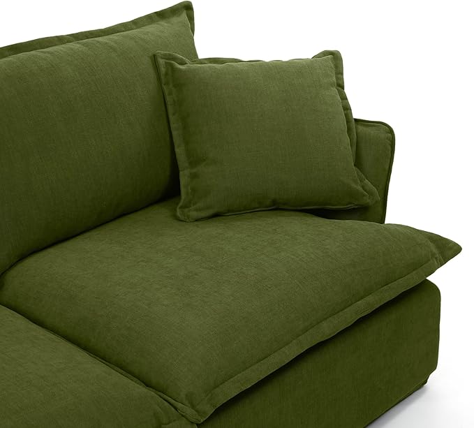 Cloud Sectional Sofa, Down Fill Sectional Sofa, Detachable Couch Cushion Covers