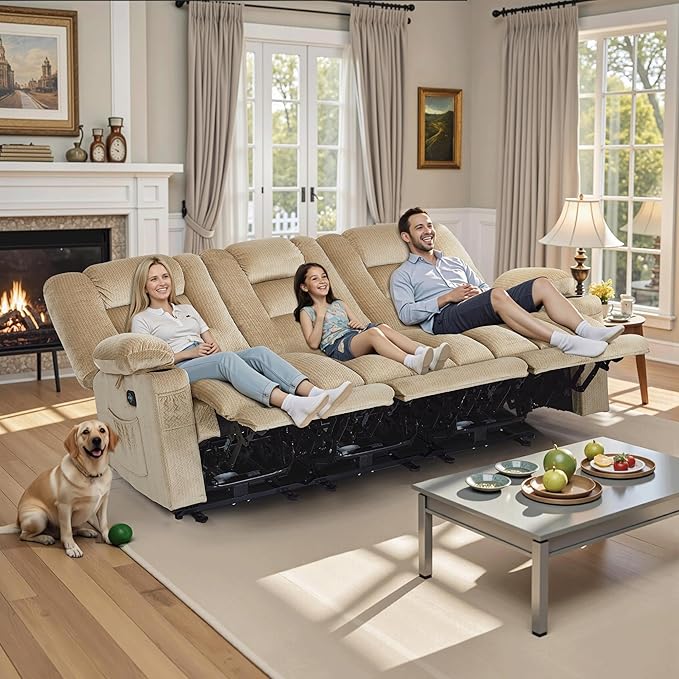 MCombo Zero Gravity Power Reclining Sofa