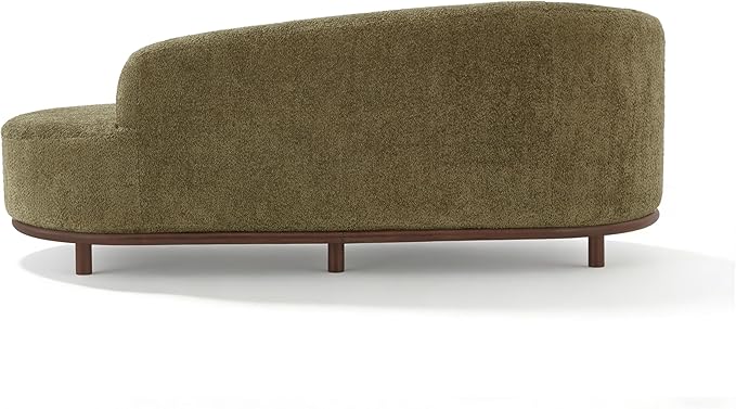 Christopher Knight Home Bouclé Chaise Lounge Sofa Mid Century Modern