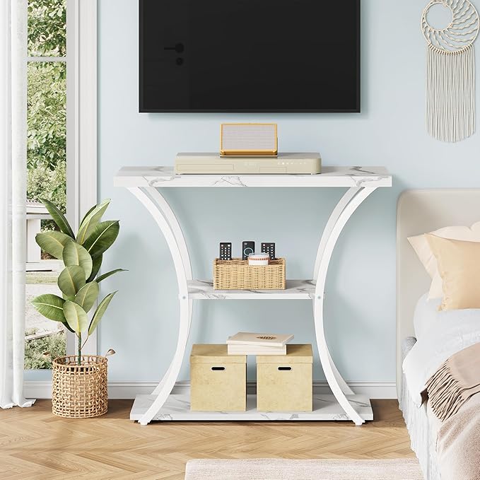 Hoctieon 3 Tier Console Table