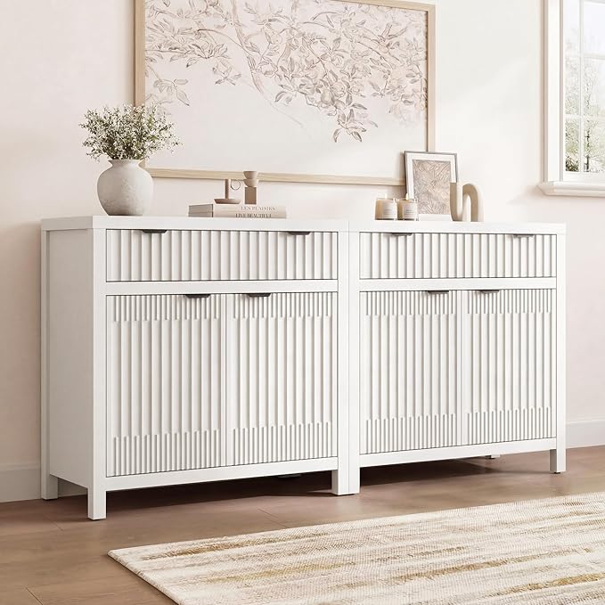 Fatmok Fluted Buffet Cabinet