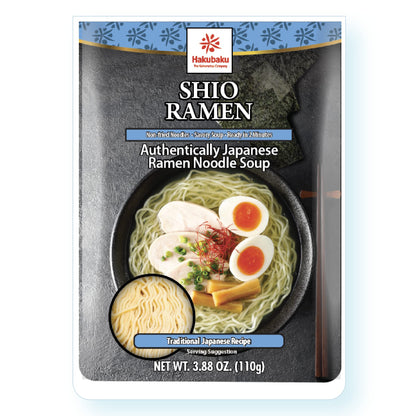 Hakubaku Authentic Japanese Ramen Noodles (Variety, 8 PACK)