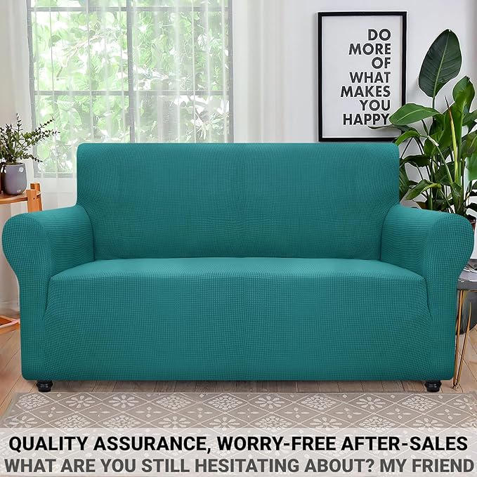 ZNSAYOTX Super Stretch Couch Cover Love Seat Sofa Covers