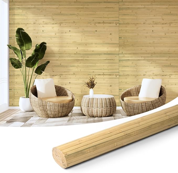 Art3d Natural Bamboo Wall Panel