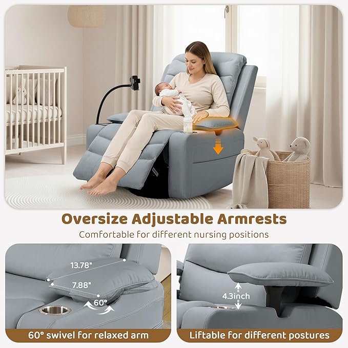 Olela Nursery Glider Recliner Chair