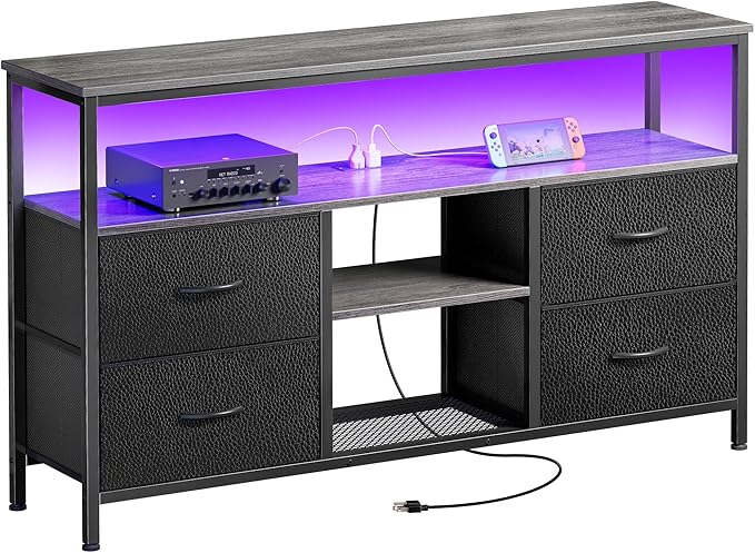Huuger 47 Inch TV Stand Dresser