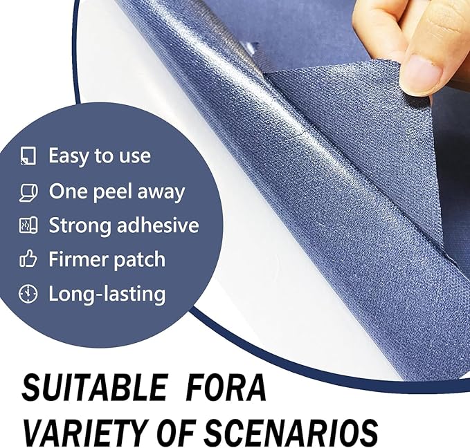 Canvas Repair Patch, 17X158 Inch Strong Sticky Fabric Repair Tape,