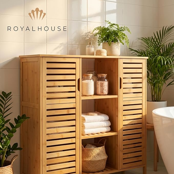 RoyalHouse Bamboo Floor Cabinet