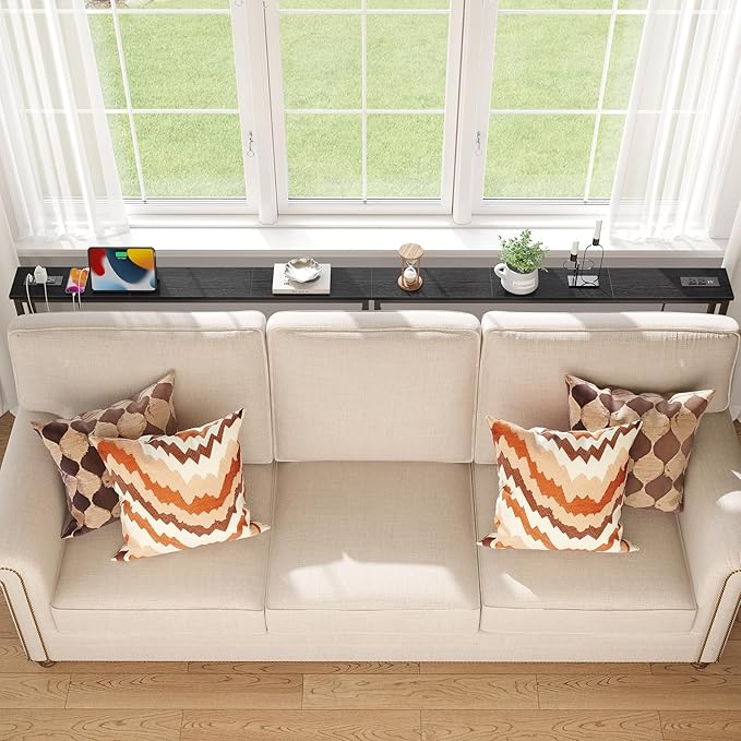 ELYKEN 47.2" Narrow Console Sofa Table