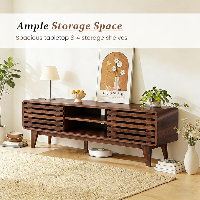 Luoxiao 55" Mid Century Modern TV Stand