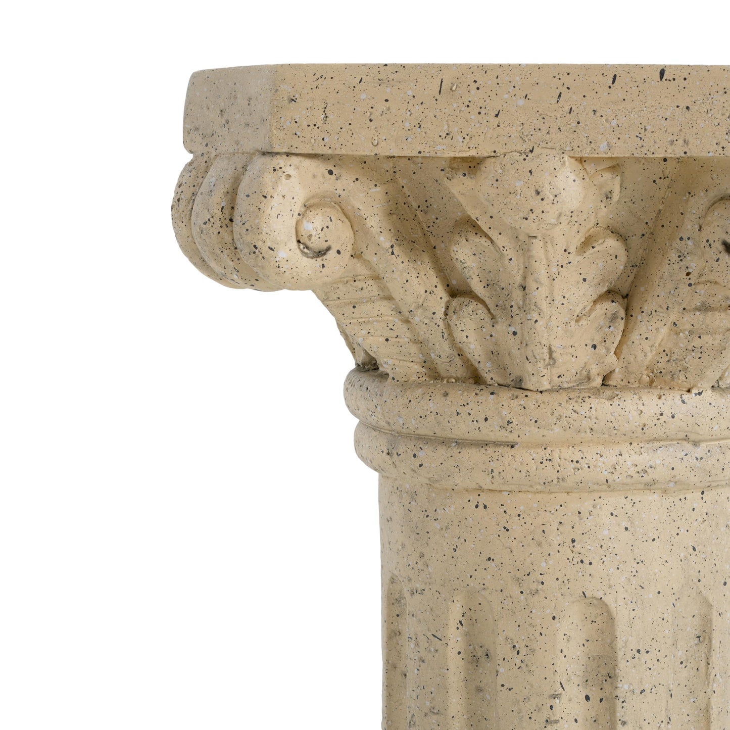 Garden Decorative Column, 26.25" Magnesium Oxide Garden Pedestal Column Plant Stand Weatherproof Pedestal for Sculptures Heavy Duty Plinth Suitable for Weddings and Dining Tables, Indoor/Outdoor