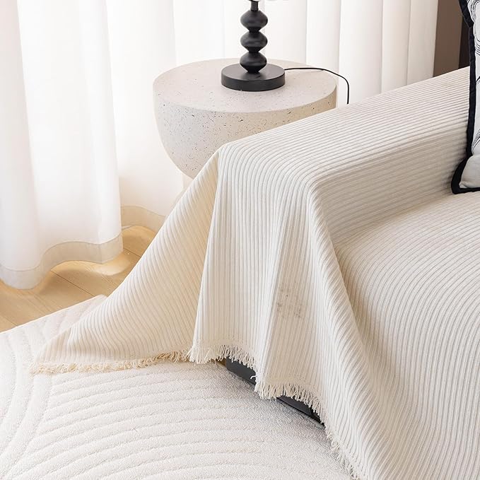 DREAMINGO Modern Minimalist Sofa Covers Washable Pet Furniture Protector Couch