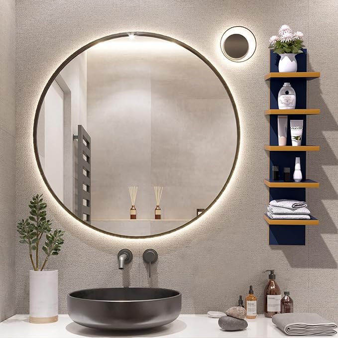 Homaterial 5 Tier Wall Shelf Unit, Decorative Wall Mount Vertical Shelving