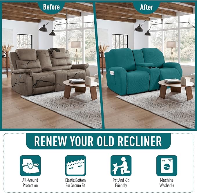 TAOCOCO Loveseat Recliner Cover