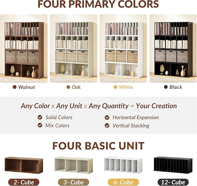 IOTXY DIY Modular Cube Bookcase