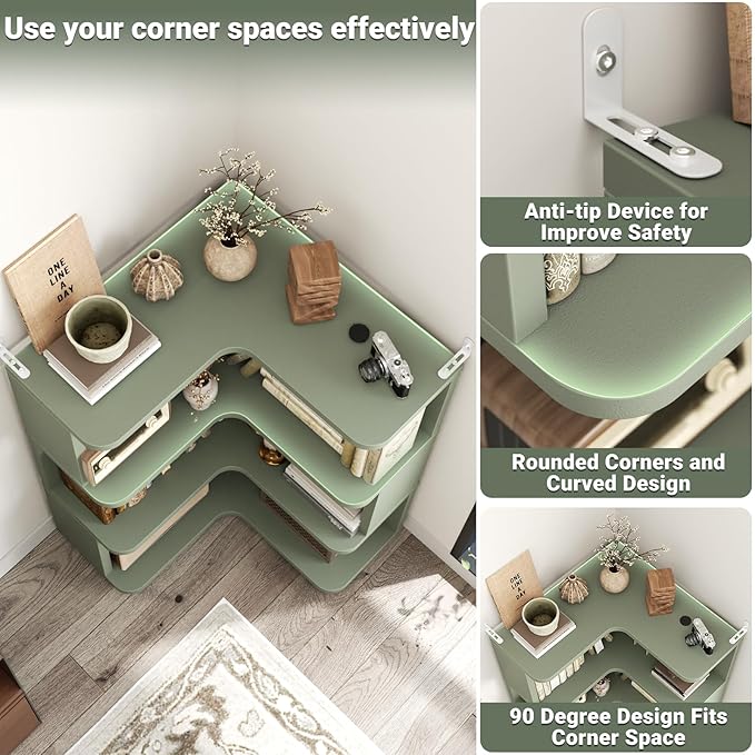 Armocity Corner Book Shelf
