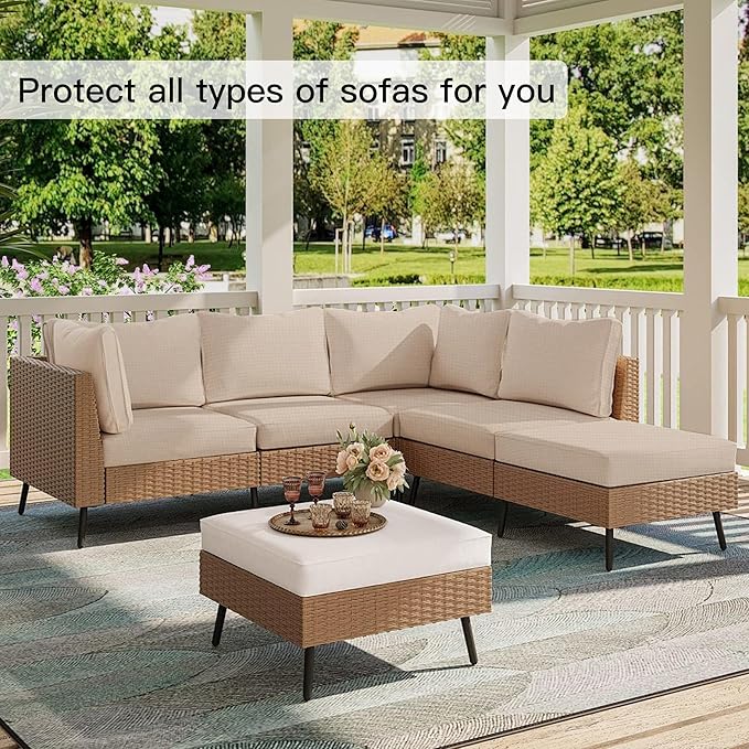 Outdoor Cushion Covers Set, Replacement