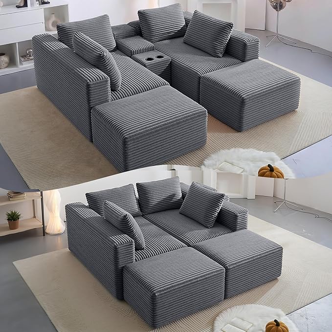 125" Oversized Sectional Couches