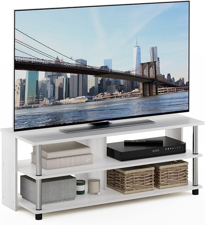 Furinno Sully 3-Tier Stand for TV up to 48 Inch
