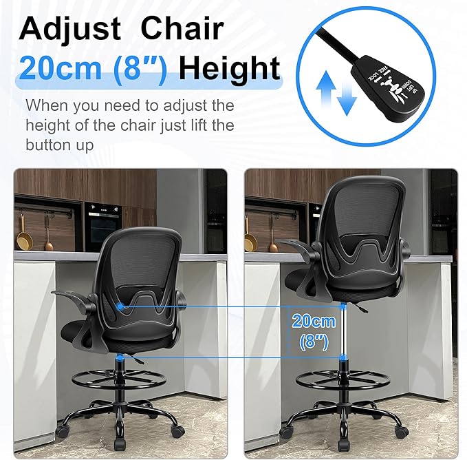 Drafting Chair Tall Office Chair