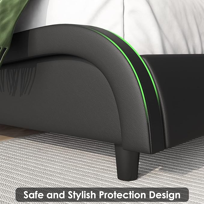 Keyluv Queen Size LED Bed Frame