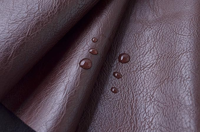 Wento Thick Faux Leather Fabric Soft Skin Grain PU Leather