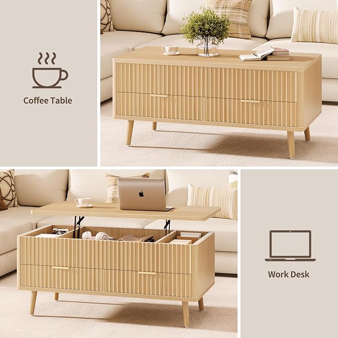 Lift Top Coffee Table with Storage
