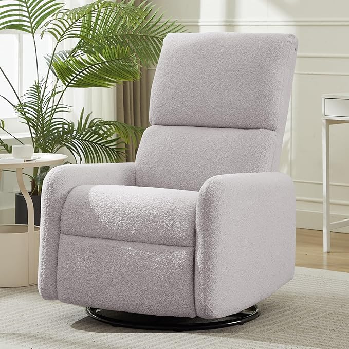 Korser 360° Rocking Chair, Nursery Rocker Chair