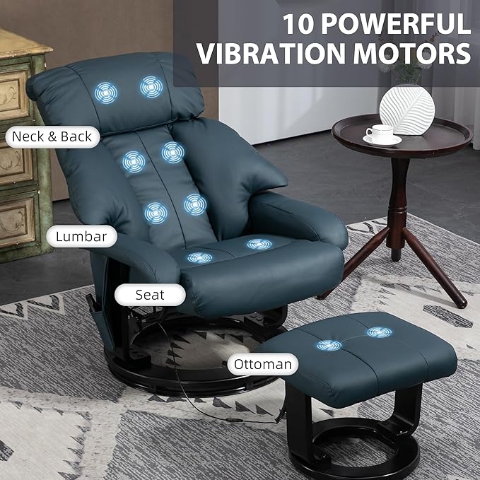 HOMCOM Massage Recliner Chair