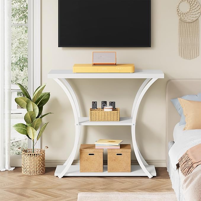 Hoctieon 3 Tier Console Table