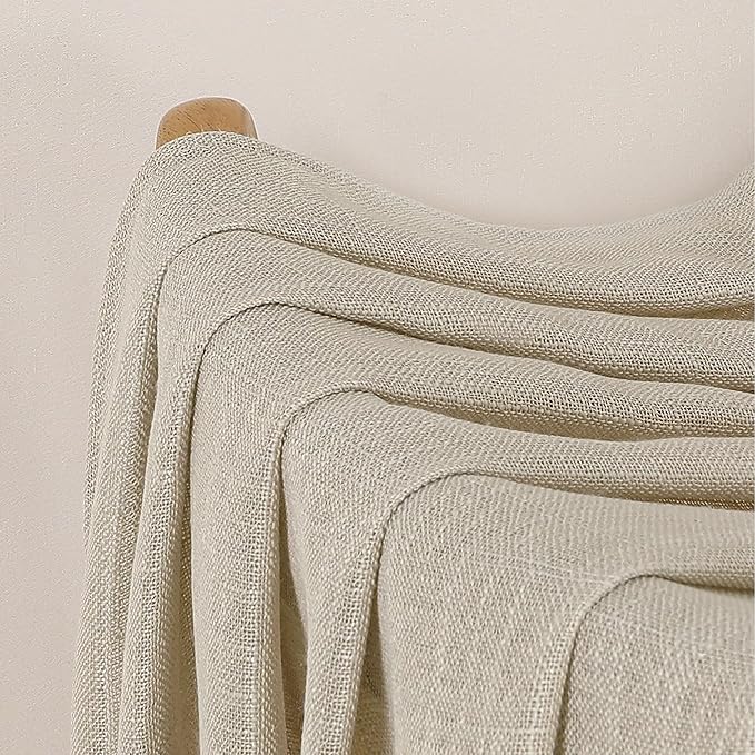 Chyhomenyc Extra Long Semi Sheer Curtains 108 Inches Long 2 Panels Set
