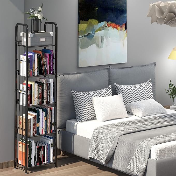 Bookshelf Storage Shelf Bookcase Freestanding Storage Stand