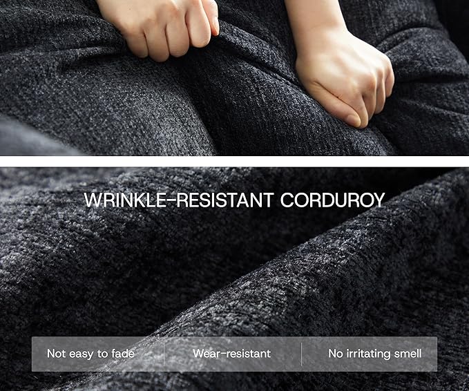 GRUSIGN 141'' Oversized Boneless Cloud Couch