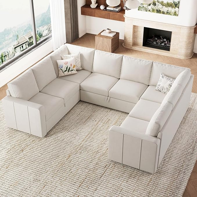 Belffin Modular Sectional Sleeper Sofa Bed