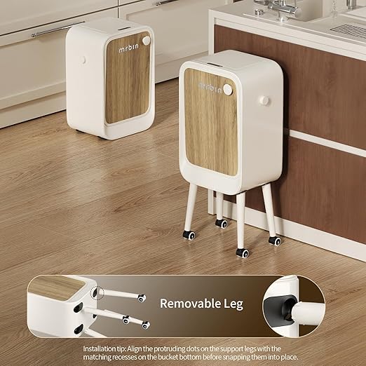 MRBIN Stainless Steel Motion Sensor Trash Can Bathroom