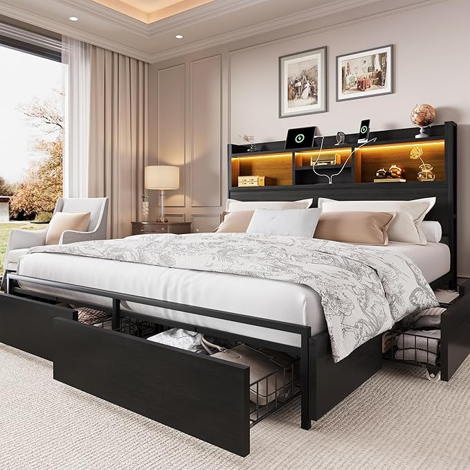 LARMACE King Size Bed Frame
