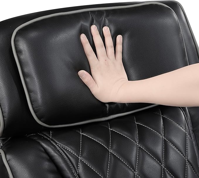 Lexicon 118" Power Reclining Sectional Sofa, Wall Hugger, 2 Recliner Seats