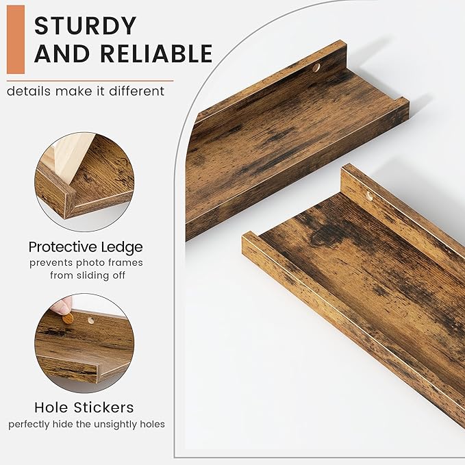 FLYJOE Floating Picture Ledge Shelves