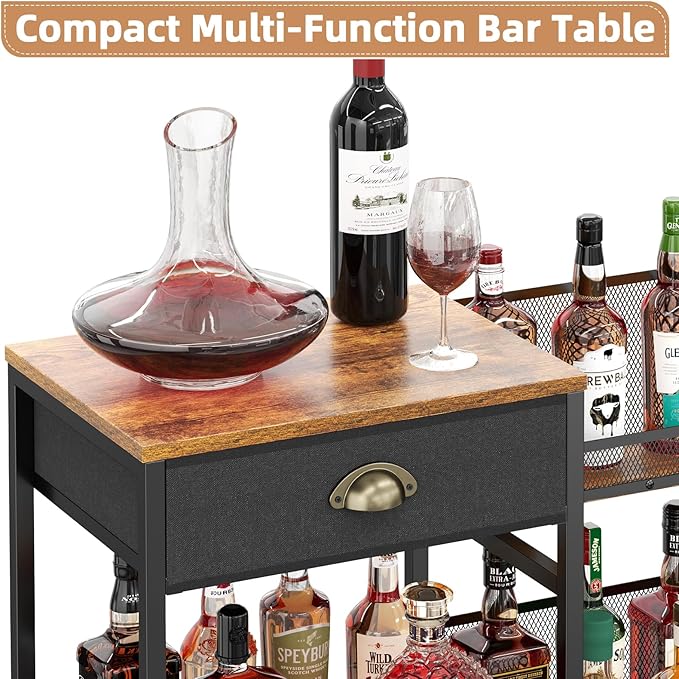 Jakyitvi Liquor Cabinet Bar for Home