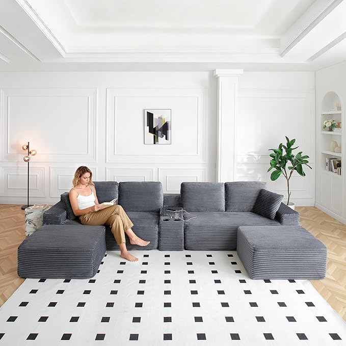 125" Oversized Sectional Couches