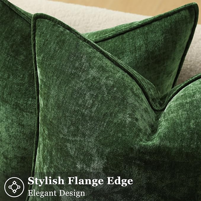 decorUhome Summer Couch Throw Pillow Covers 18x18 Set of 2, Decorative Soft