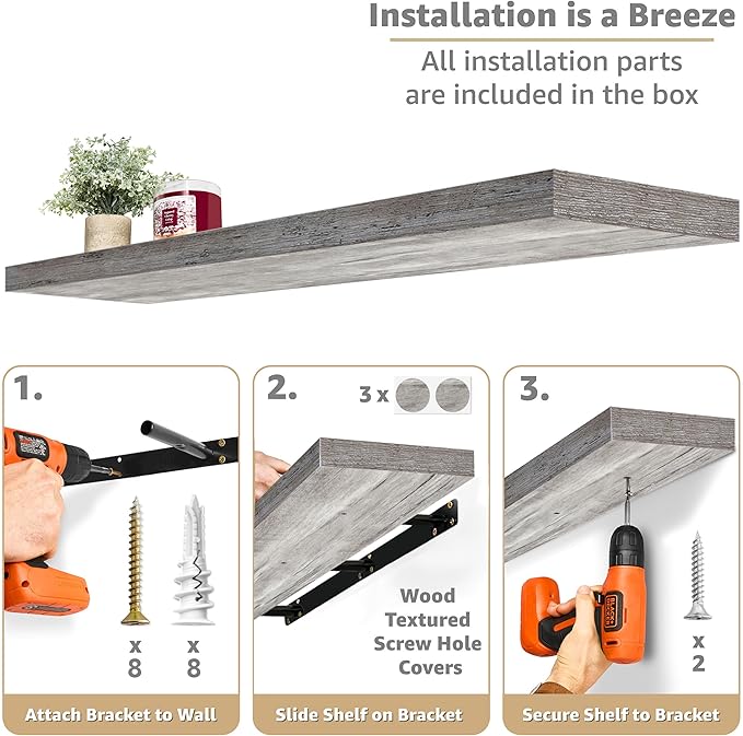 Sorbus Floating Shelves for Wall