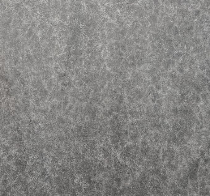 NAT Leathers Gray Vintage Distressed Soft Faux Leather Fabric Sheet PU Sold by
